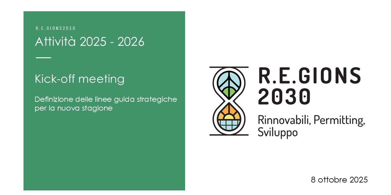 Presentazione kickoff 2025_ R.Egions2030 __Attività_