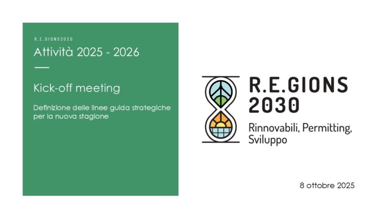 Presentazione kickoff 2025_ R.Egions2030 __Attività_